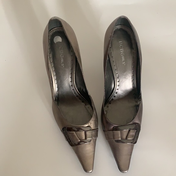 3” Silver High Heel - Picture 2 of 5